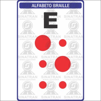 Algarismos Braille E 